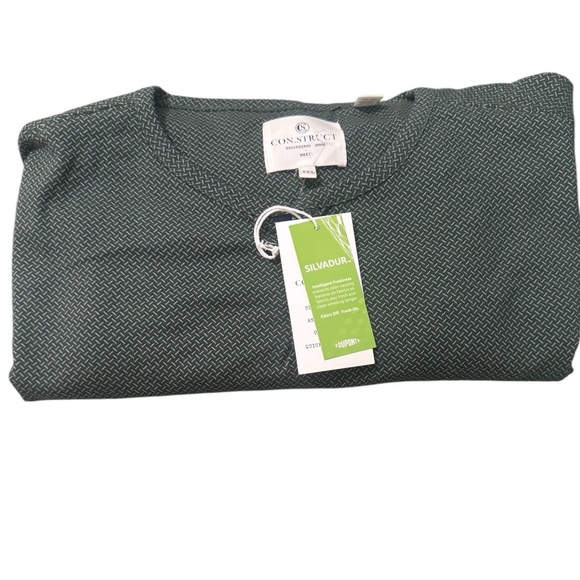Structure Henley Shirt Men’s XXL NWT | Herringbone Texture + Long Sleeve Classic - Picture 4 of 4